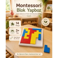 Blok Puzzle Montessori Zeka Oyunu