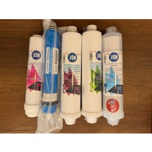 Filtek 5'li Inline Su Arıtma Cihazı Için Filtre Seti – Nsf Sertifikalı