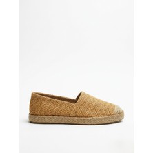 Love Shine Serra Hasır Büyük Numara Kadın Espadril 41-45