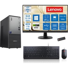 Lenovo Thinkcentre Neo 50T Gen 6 Intel Core Ultra 7 265 Upto 5,3ghz 32GB Ddr5 1tb SSD 8GB/RTX5050 WIN11HOME +27"fhd Mon. Masaüstü Bilgisayar 2713BD007WTR24H13+ZETTAUSBBELLEK