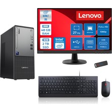 Lenovo Thinkcentre Neo 50T Gen 6 Intel Core Ultra 7 265 Upto 5,3ghz 48GB Ddr5 2tb SSD Intel® UHD Graphics 770 Freedos +27"fhd Mon. Masaüstü Bilgisayar 2713BD007WTRF19+ZETTAUSBBELLEK