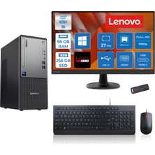 Lenovo Thinkcentre Neo 50T Gen 6 Intel Core Ultra 7 265 Upto 5,3ghz 96GB Ddr5 256GB SSD 4GB/RX550 WIN11PRO +27"fhd Mon. Masaüstü Bilgisayar 2713BD007WTR27P31+ZETTAUSBBELLEK