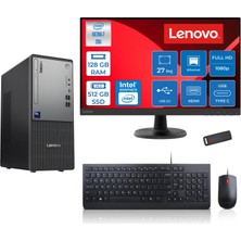 Lenovo Thinkcentre Neo 50T Gen 6 Intel Core Ultra 7 265 Upto 5,3ghz 128GB Ddr5 512GB SSD Intel® UHD Graphics 770 Freedos +27"fhd Mon. Masaüstü Bilgisayar 2713BD007WTRF37+ZETTAUSBBELLEK