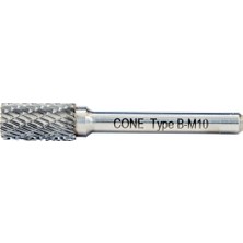 Cone Cone B Tipi Alın Kesmeli Silindirik Düz Karbür Kalıpçı Frezeleri 6mm