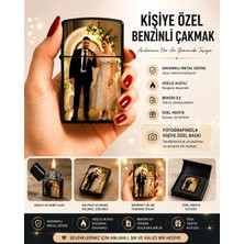 Hedef Hediyelik Kişiye Özel Resimli Benzinli Çakmak