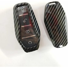 BigKey Byd  Karbon Atto 3 ve Seal U Anahtar Koruma Kılıfı Siyah / Karbon Lütfen Uyumlu Anahtar Modeline Bakınız