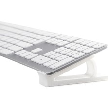 ⌨️✨ Ergonomik Klavye Standı 2 Parça - Masaüstü Klavye Yükseltici - Konforlu Yazım Açısı - Ev, Ofis
