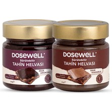 Dosewell Sürülebilir Tahin Helvası Ham Kakaolu ve Mor Aronyalı 250 gr 2'li Paket