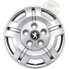 Otokap Universal Peugeot Boxer 16 Inç Jant Kapağı Takımı Kırılmaz Esnek 4 Lü Set Amblem Hediyeli