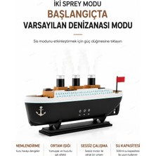 Nivego Titanic Aromaterapi Hava Nemlendirici Kuruluğu Önlemek Için Verimli Buhar Makinesi Gemi Dizaynlı Difüzör