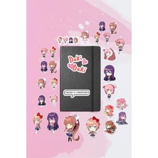 Doki Literature Club Paketi Bullet Journal Defter Çıkartma Ajanda Laptop Etiket 8674163524685