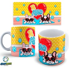 Ghostbastır Design Köpekli Kupa Bardak | Tek Adet K0290