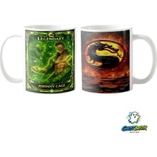 Ghostbastır Design Mortal Kombat Johnny Cage Kupa Bardak | Tek Adet K0336