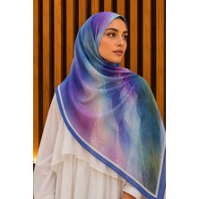 İmaj Butik Mavi Pamuklu Soft Şal