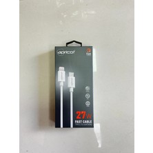 Şimika Apricot Type-C ve Lightning Uçlu Hızlı Şarj Aleti 27W