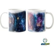 Ghostbastır Design Galaksi Kupa Bardak | Tek Adet K0233