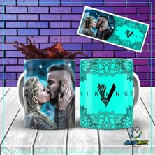 Ghostbastır Design Vikingler Kupa Bardak | Tek Adet K0446
