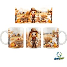 Ghostbastır Design Korkuluk Kupa Bardak | Tek Adet K0289