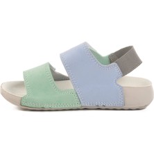 United Colors Of Benetton Mint Yeşili-Bebe Mavi Unisex Çocuk Sandalet BN-1422 P
