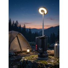 Gaman 1500 Lümen Şarjlı LED El Feneri - Tyce-C Şarjlı, Teleskopik, Güç Göstergeli  15 Watt 4 Mod