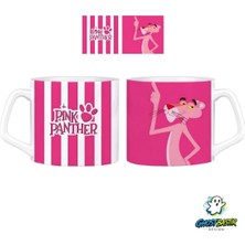 Ghostbastır Design Pembe Panter Kupa Bardak | Tek Adet 0804