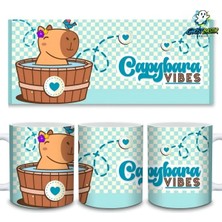 Ghostbastır Design Capybara Kupa Bardak | Tek Adet K0183