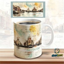 Ghostbastır Design Amsterdam Kupa Bardak | Tek Adet K0147