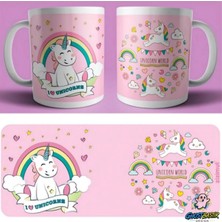Ghostbastır Design Unicorn Kupa Bardak | Tek Adet K0444