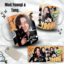 Ghostbastır Design Mod. Yoongi ve Tang Kupa Bardak | Tek Adet K0326