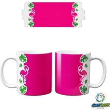 Ghostbastır Design Flamingo Kupa Bardak | Tek Adet K0223