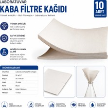 Labolist Kaba Filtre Kağıdı 50 gr 40X40 - 10 Adet
