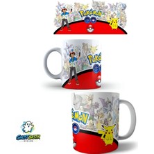 Ghostbastır Design Pokemon Pikachu Kupa Bardak | Tek Adet K0370