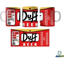 Ghostbastır Design Duff Beer Kupa Bardak | Tek Adet K0214