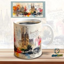 Ghostbastır Design Barselona Kupa Bardak | Tek Adet K0159