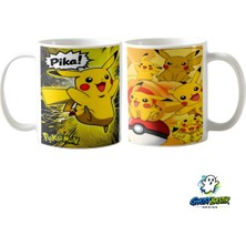 Ghostbastır Design Pikachu Kupa Bardak | Tek Adet K0358