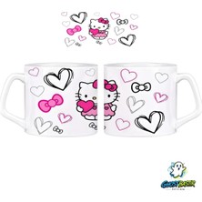 Ghostbastır Design Hello Kitty Kupa Bardak | Tek Adet 0783