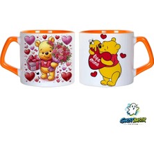 Ghostbastır Design Winnie The Pooh Kupa Bardak | Tek Adet 0872
