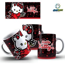Ghostbastır Design Hello Kitty Kupa Bardak | Tek Adet K0254