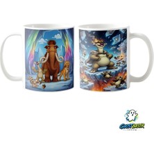 Ghostbastır Design Buz Devri Kupa Bardak | Tek Adet K0176