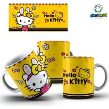 Ghostbastır Design Hello Kitty Kupa Bardak | Tek Adet K0255