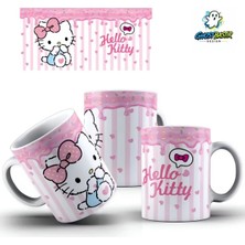 Ghostbastır Design Hello Kitty Kupa Bardak | Tek Adet K0256