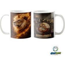 Ghostbastır Design Galatasaray Aslan Kupa Bardak | Tek Adet K0397