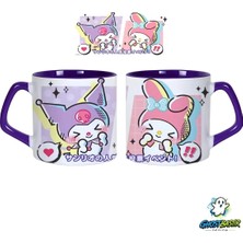 Ghostbastır Design Kuromi ve Melody Kupa Bardak | Tek Adet 0794