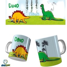 Ghostbastır Design Dinozor Kupa Bardak | Tek Adet K0203