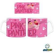 Ghostbastır Design Pembe Panter Kupa Bardak | Tek Adet 0801