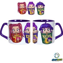 Ghostbastır Design K-Pop Demon Hunters Kupa Bardak | Tek Adet 0785