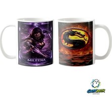Ghostbastır Design Mortal Kombat Mileena Kupa Bardak | Tek Adet K0339