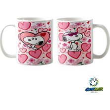 Ghostbastır Design Snoopy Kupa Bardak | Tek Adet K0411