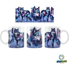 Ghostbastır Design Bozkurt Kupa Bardak | Tek Adet K0169