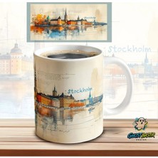 Ghostbastır Design Stockholm Kupa Bardak | Tek Adet K0416